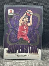 2025-26 Panini Contenders EuroLeague Superstar Die-Cuts Vasilije Micic #5 card