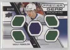 2021-22 Upper Deck Premier Premier Gear Rookies Jersey Vasily Podkolzin #PGR-VP card
