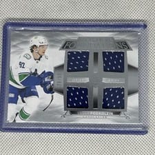 2021-22 Upper Deck The Cup Foundations Quad Jersey Vasily Podkolzin #F-VP card