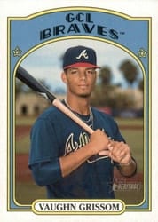 2021 Topps Heritage Minor League Base Set Vaughn Grissom #109 card