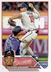 2023 Topps Base Set Vaughn Grissom #275 card