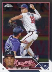 2023 Topps Chrome Base Set Vaughn Grissom #48 card