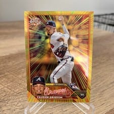 2023 Topps Chrome Radiating Rookies Vaughn Grissom #RR-14 card