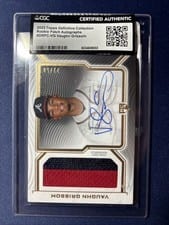 2023 Topps Definitive Collection Rookie Patch Autographs Vaughn Grissom #DRPC-VG card