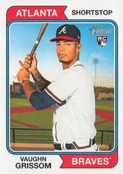 2023 Topps Heritage Base Set Vaughn Grissom #97 card