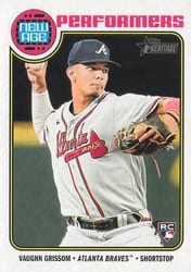 2023 Topps Heritage New Age Performers Vaughn Grissom #NA-11 card