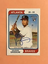 2023 Topps Heritage Real One Autographs Vaughn Grissom #ROA-VGM card