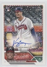 2023 Topps Holiday Autographs Vaughn Grissom #HAC-VG card