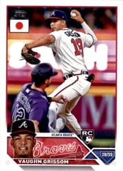 2023 Topps Japan Edition Base Set Vaughn Grissom #90 card