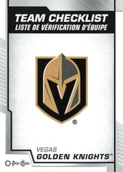 2020-21 O-Pee-Chee Base Set Vegas Golden Knights #579 card