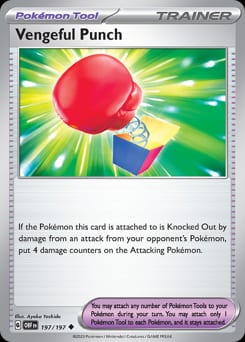 Obsidian Flames Vengeful Punch #197 card