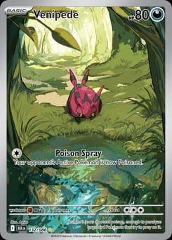 Black Bolt Venipede #132 card