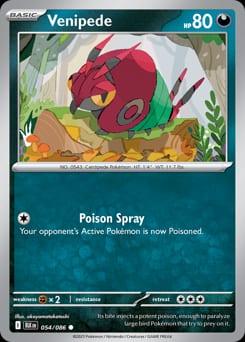 Black Bolt Venipede #54 card