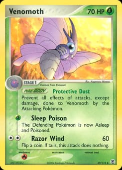 FireRed & LeafGreen Venomoth #49 card