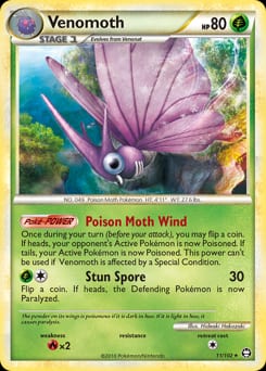 2010 HS—Triumphant Venomoth #11 card
