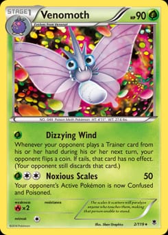 Phantom Forces Venomoth #2 card