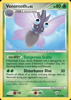 Secret Wonders Venomoth #73 card