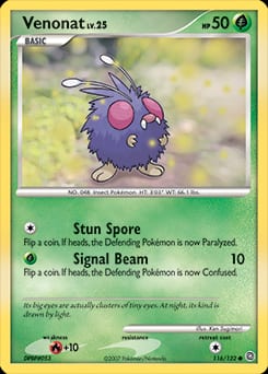 Secret Wonders Venonat #116 card