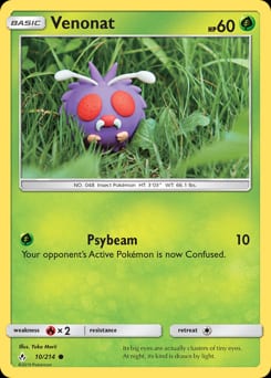 Unbroken Bonds Venonat #10 card