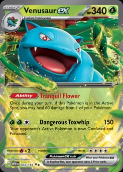 2023 151 Venusaur ex #3 card