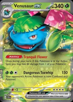 2024 Stellar Crown Venusaur ex #1 card