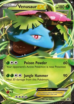 2013 XY Black Star Promos Venusaur-EX #XY28 card