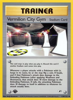 Gym Heroes Vermilion City Gym #120 card