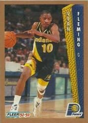 1992-93 Fleer Base Set Vern Fleming #89 card