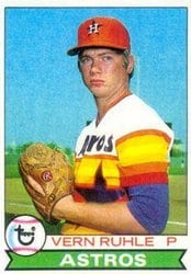 1979 Topps Base Set Vern Ruhle #49 card