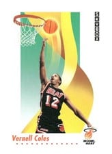 1991-92 SkyBox Base Set Vernell Coles #145 card