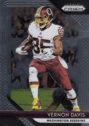 2018 Panini Prizm Base Set Vernon Davis #3 card