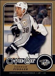 2008-09 O-Pee-Chee Base Set Vernon Fiddler #305 card