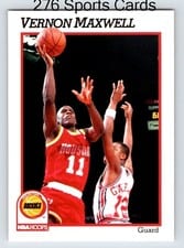 1991-92 Hoops Base Set Vernon Maxwell #77 card