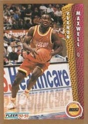 1992-93 Fleer Base Set Vernon Maxwell #83 card