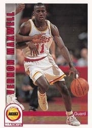 1992-93 Hoops Base Set Vernon Maxwell #84 card