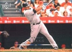 2008 Upper Deck Base Set Vernon Wells #40 card