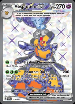 2023 Obsidian Flames Vespiquen ex #212 card