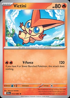 2025 Black Bolt Victini #12 card