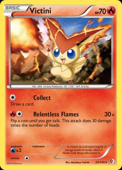 2012 Boundaries Crossed Victini #23 card