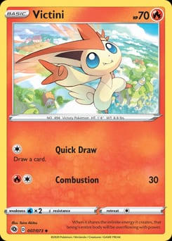 2020 Champion's Path Victini #7 card