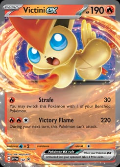 2023 Scarlet & Violet Black Star Promos Victini ex #142 card
