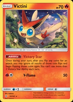 2017 Guardians Rising Victini #10 card