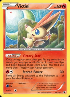 Legendary Treasures Victini #23 card