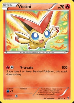 Noble Victories Victini #15 card