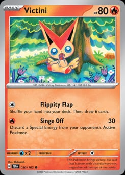 2024 Temporal Forces Victini #30 card