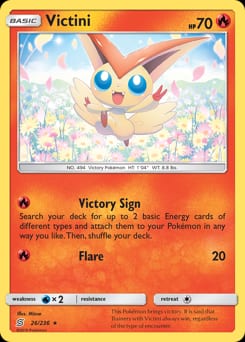 2019 Unified Minds Victini #26 card