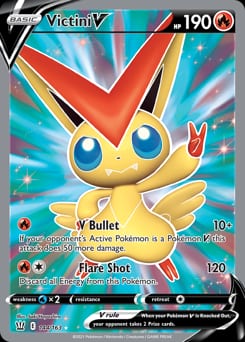 Battle Styles Victini V #144 card
