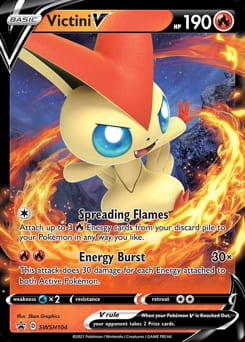 SWSH Black Star Promos Victini V #SWSH104 card