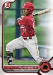 2022 Bowman Draft Base Set Victor Acosta #BD-70 card