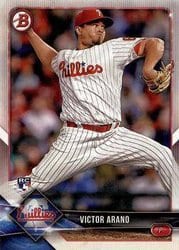 2018 Bowman Base Set Victor Arano #66 card